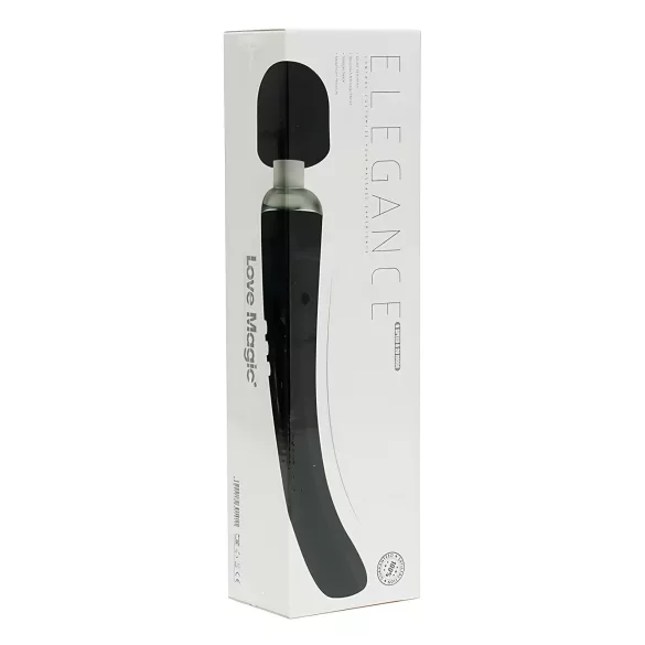 Love Magic Elegance Wand - masažer vibrator na punjenje - crni