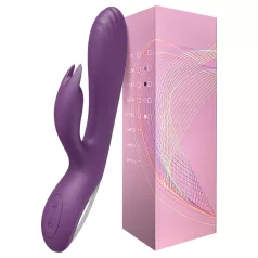   AlvUp - G-točka vibrator s ušima zeca - silikon ljubičasta