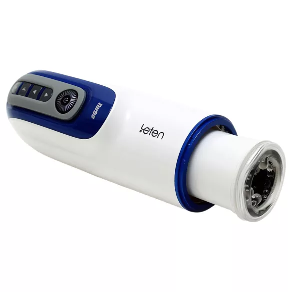 Leten SM390 - muški masturbator s grijanjem i zvukom - bijeli