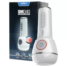   LETEN SM340 - masturbator s vibracijom i usisavanjem na baterije