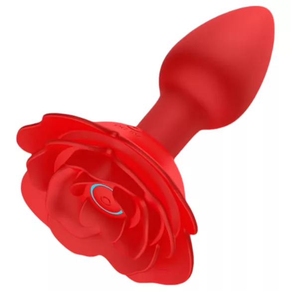 Rose Plug - vibrirajući analni čep s daljinskim upravljanjem na baterije