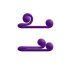/ Snail Vibe Duo - Punjivi 3u1 stimulatorni vibrator (ljubičasti)