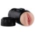 Usamljeni - usne i umjetna vagina masturbator (prirodno-crni)