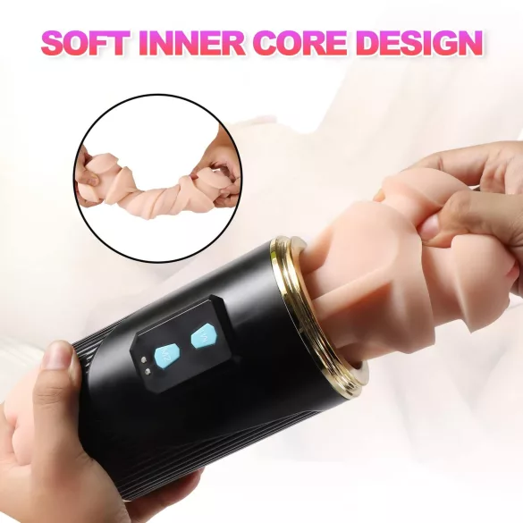 Lonely - masturbator usta i umjetna vagina - natur crna