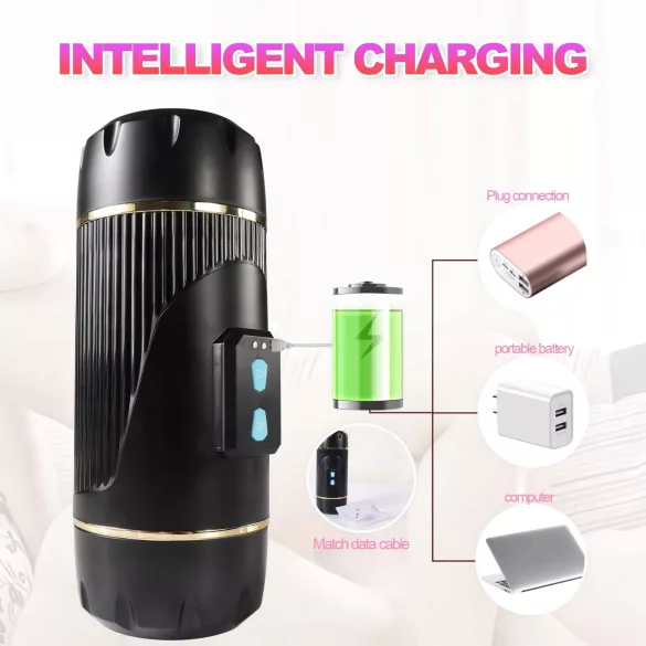 Lonely - masturbator usta i umjetna vagina - natur crna