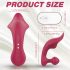 Sex HD Chomper - klitoralni i analni vibrator (crveni)