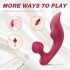 Sex HD Chomper - klitoralni i analni vibrator (crveni)