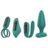 Sex HD - set od 4 vibratora s daljinskim punjenjem (zeleni)