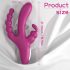 Sex HD Joker - punjivi, vodootporni trostruki vibrator (ljubičasti)