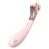 Sex HD - vodootporni vibrator s kotačem za stimulaciju (ružičasti)