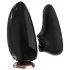Sex HD Mirror - vibrator za lizanje s grijanjem - crni