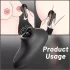 Sex HD Mirror - vibrator za lizanje s grijanjem - crni