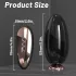 Sex HD Mirror - vibrator za lizanje s grijanjem - crni
