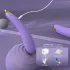 Sex HD - vibrator u obliku patlidžana - ljubičasti