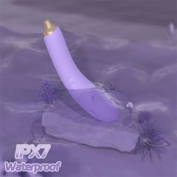 Sex HD - vibrator u obliku patlidžana - ljubičasti