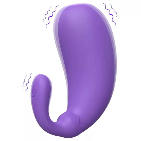 Sex HD - vibracijsko jaje u obliku patlidžana - ljubičasta
