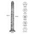 Lovetoy King Sized - veliki vibrator - 40,5 cm - siva