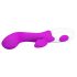 Pretty Love Brighty - G-točka vibrator s klitoralnom ručkom (ljubičasta)