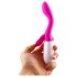 Pretty Love Brighty - G-točka vibrator s klitoralnom ručkom (ljubičasta)