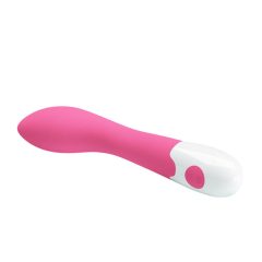   Pretty Love Bishop - vodootporni vibrator za G-točku (ružičasto-bijeli)