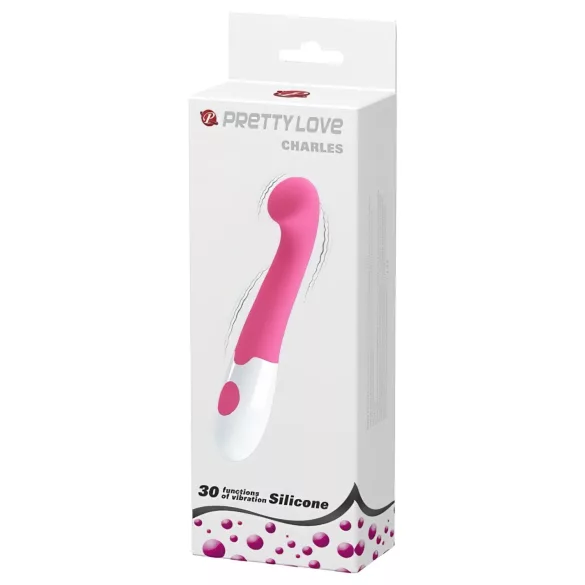 Pretty Love Charles - G točka vibrator vodootporni - silikon - roza