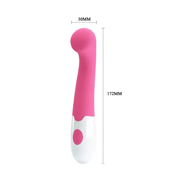 Pretty Love Charles - G točka vibrator vodootporni - silikon - roza