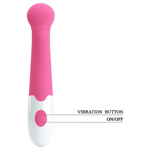 Pretty Love Charles - G točka vibrator vodootporni - silikon - roza