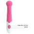 Pretty Love Charles - G točka vibrator vodootporni - silikon - roza