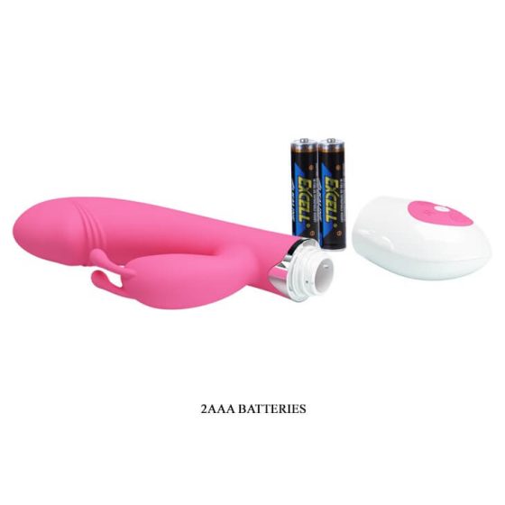 Pretty Love Gene - vodootporni vibrator za G-točku klitorisa (ružičasto-bijeli)