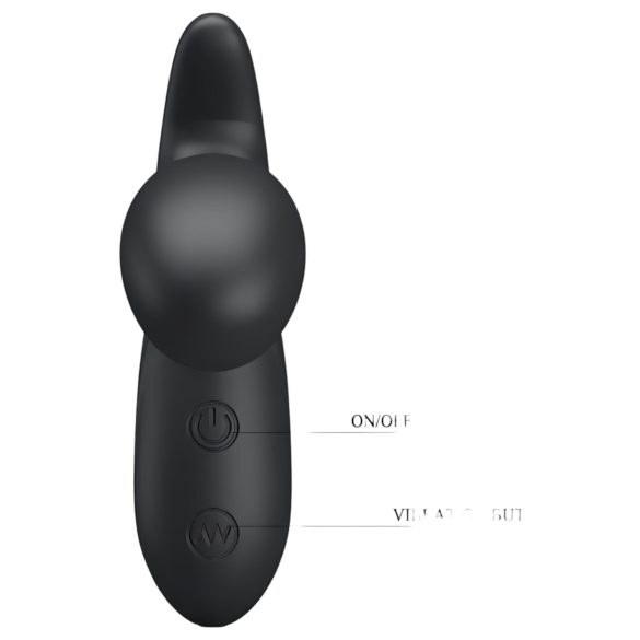 Pretty Love Backie - crni vibrator za prostatu