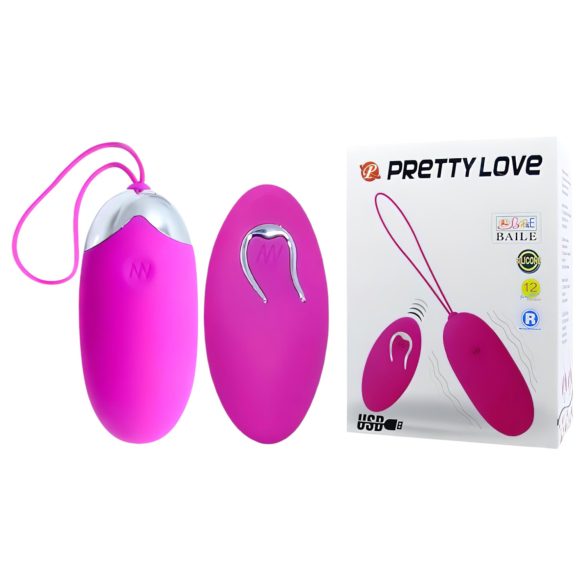 Pretty Love Berger - bežični vibracijski jajčić (ružičasti)