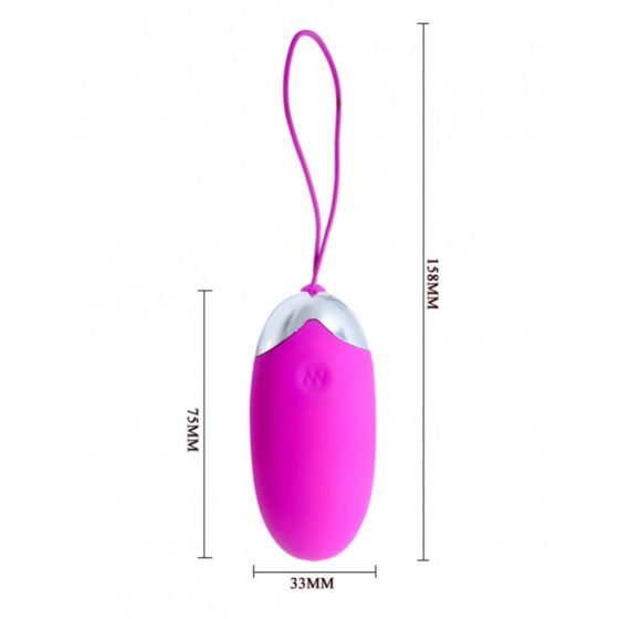Pretty Love Berger - punjivo, radio, vibracijsko jaje (ružičasto)