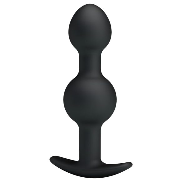 Pretty Love - unutarnji kuglasti analni dildo (crni)