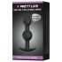 Pretty Love - unutarnji kuglasti analni dildo (crni)