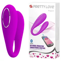   Pretty Love - vibrator za G točku i klitoris - punjivi, pametni - pink