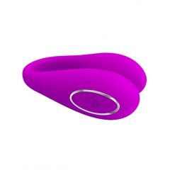   Pretty Love August - punjivi, pametni vibrator za G-točku i klitoris (ružičasti)
