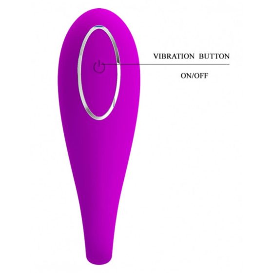 Pretty Love August - punjivi, pametni vibrator za G-točku i klitoris (ružičasti)