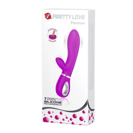 Pretty Love Thomas - punjivi vibrator za klitoris (ružičasti)