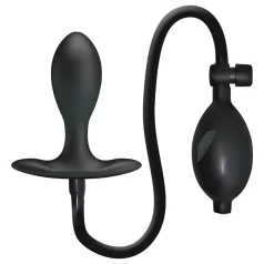   Pretty Love - analni plug na napuhavanje s unutarnjom kuglicom - crni