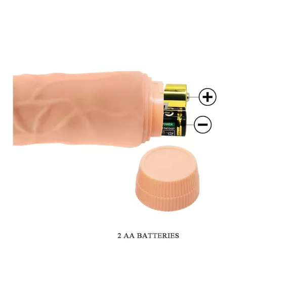 Baile Barbara - realistični vibrator - 19,5 cm - natur