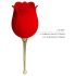 Pretty Love Rose Lover - 2u1 vibrator s jezikom (crveni)
