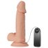 Baile Zebulon - realistični vibrator s testisima - 19 cm - natur
