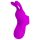 Pretty Love Bunny - zeko prstenasti vibrator (ljubičasti)