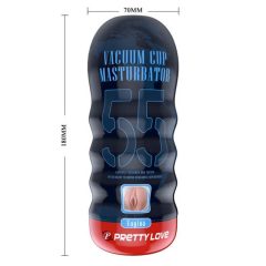   Pretty Love Vacuum Cup - realistični masturbator umjetne mace (prirodne)