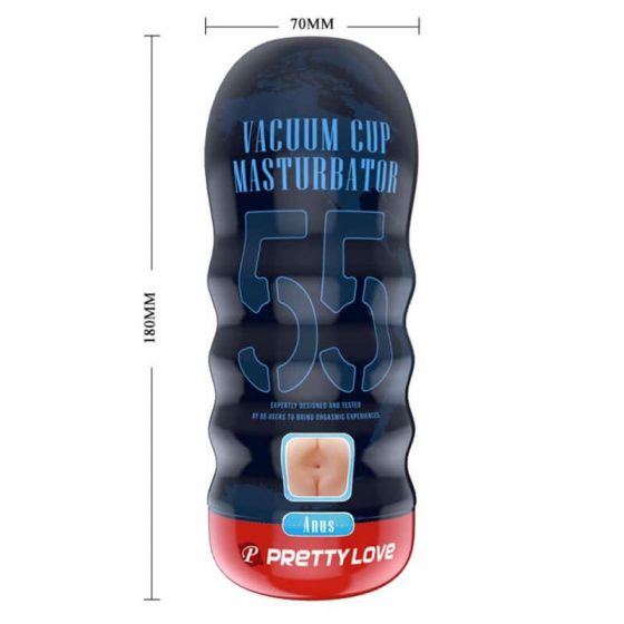 Pretty Love Vacuum Cup - realistični masturbator (prirodni)