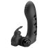 Pretty Love Vance - crni prstni vibrator s klitoralnim krakom