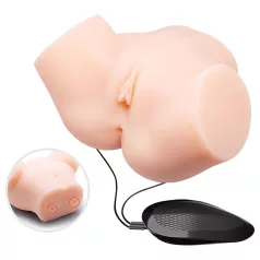  Crazy Bull - realistični vibracijski masturbator u obliku guze - natur