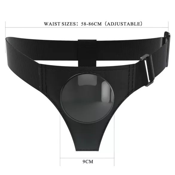 Pretty Love Bobby - univerzalne gaćice s pojasom za strap-on (crne)