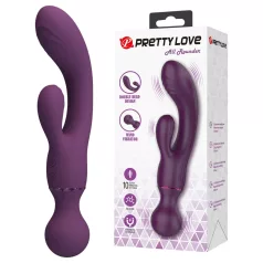   Pretty Love All Rounder - vibrator s dvostrukom glavom za G-točku i klitoris (ljubičasti)