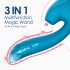 Vibeconnect - vodootporni G-spot vibrator i klitoralni stimulator (plavi)